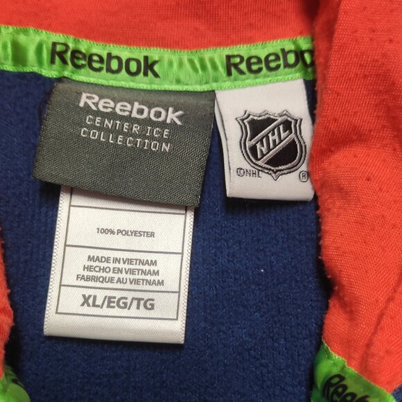 Edmonton Oilers Embroidered Reebok Center Ice Hoodie Full-Zip Jacket XL - Picture 7 of 9